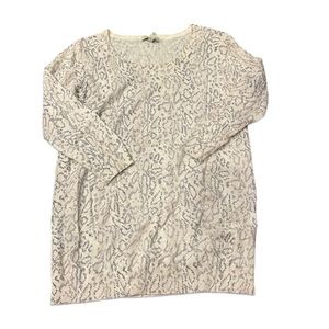Joie snakeskin sweater size small